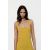 Zara Платье с открытой спиной и декоративными складками , Цвет: Жёлтый, Размер: XS, изображение 3