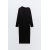 Zara Платье с втачным асимметричным воротником , Цвет: Черный, Размер: XS, изображение 3