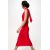Zara Платье с открытой спиной и завязкой , Цвет: Красный, Размер: L