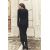 Zara Вязаное облегающее платье с квадратным вырезом , Цвет: Черный, Размер: XS, изображение 3