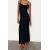 Zara Длинное платье из полиамида, Цвет: Черный, Размер: M, изображение 2