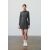 Zara Мини платье с воротником и длинными рукавами, Цвет: Серый, Размер: M