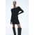 Zara Платье с открытыми плечами с собранными деталями , Цвет: Черный, Размер: M, изображение 2