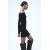 Zara Платье с открытыми плечами с собранными деталями , Цвет: Черный, Размер: M, изображение 3