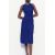 Zara Платье миди из ребристого трикотажа , Цвет: Синий, Размер: S, изображение 2