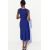 Zara Платье миди из ребристого трикотажа , Цвет: Синий, Размер: S, изображение 4