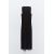 Zara Платье миди с ребристым узором , Цвет: Черный, Размер: XL, изображение 5