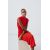 Zara   рибочка midi платье с высоким воротником , Цвет: Красный, Размер: S, изображение 4