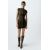 Zara Короткое платье с карманами , Цвет: Зеленый, Размер: XS