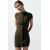 Zara Короткое платье с карманами , Цвет: Зеленый, Размер: XS, изображение 2