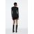 Zara Короткое полиамидное платье с круглым вырезом и длинными рукавами, Цвет: Черный, Размер: S, изображение 5