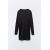 Zara Короткое полиамидное платье с круглым вырезом и длинными рукавами, Цвет: Черный, Размер: S, изображение 7
