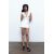 Zara Короткое шелковое платье , Цвет: Белый, Размер: XS