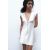 Zara Короткое шелковое платье , Цвет: Белый, Размер: XS, изображение 2