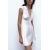 Zara Короткое шелковое платье , Цвет: Белый, Размер: XS, изображение 4