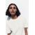 Zara Короткое платье с округлым вырезом и короткими рукавами, Цвет: Белый, Размер: S, изображение 3