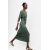 Zara Платье с боковым драпированием , Цвет: Зеленый, Размер: S, изображение 4