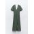 Zara Платье с боковым драпированием , Цвет: Зеленый, Размер: S, изображение 8