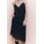 Zara   slip dress with contrast lining , Цвет: Черный, Размер: XS, изображение 2