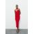 Zara Платье со стрэппи лифом и средней длины , Цвет: Красный, Размер: S, изображение 2