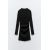 Zara Короткое платье с текстурой , Цвет: Черный, Размер: S, изображение 5