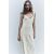 Zara   textured slip dress , Цвет: Бежевый, Размер: S, изображение 2