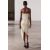 Zara Сохрани  zw collection faded fitted dress , Цвет: Бежевый, Размер: XS, изображение 3