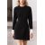 Zara Платье с разделителем из коллекции zw collection matching cuffed dress , Цвет: Черный, Размер: XS, изображение 2