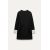 Zara Платье с разделителем из коллекции zw collection matching cuffed dress , Цвет: Черный, Размер: XS, изображение 7