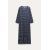 Zara Платье макси из коллекции zara woman с круглым вырезом и рукавами длиной ниже локтя, Цвет: Синий, Размер: S, изображение 3