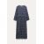 Zara Платье макси из коллекции zara woman с круглым вырезом и рукавами длиной ниже локтя, Цвет: Синий, Размер: S, изображение 4