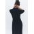 Zara Платье-рубашка коллекции zw с отделкой слотом и короткими рукавами, Цвет: Черный, Размер: XS, изображение 3