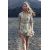 Zara Короткое платье с воротником из 100% хлопка, Цвет: multicolor, Размер: S