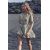 Zara Короткое платье с воротником из 100% хлопка, Цвет: multicolor, Размер: S, изображение 4