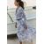 Zara Платье с поясом с принтом и оборками , Цвет: multicolor, Размер: XS