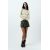 Zara Юбка-мини cargo mini skirt с высокой посадкой и петлями для ремня, Цвет: Хаки, Размер: XS, изображение 6