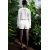 Zara Высокая посадка скорт, Цвет: Белый, Размер: XS, изображение 3