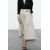 Zara Сохрани  миди-юбка-пончо из смесового льна с поясом , Цвет: Бежевый, Размер: XS, изображение 2
