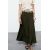Zara Юбка-плащ с поясом из льняного микса в среднем длине , Цвет: Зеленый, Размер: L, изображение 2