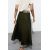 Zara Юбка-плащ с поясом из льняного микса в среднем длине , Цвет: Зеленый, Размер: L, изображение 4