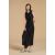 Zara Платье из органзы, имитирующее шелк - лимитированная коллекция , Цвет: Черный, Размер: XS