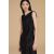 Zara Платье из органзы, имитирующее шелк - лимитированная коллекция , Цвет: Черный, Размер: XS, изображение 2