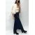 Zara Юбка-миди из атласа , Цвет: Синий, Размер: S