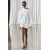 Zara Мини-юбка scuba-effect с высокой талией и невидимой молнией по боковому шву, Цвет: Белый, Размер: XS