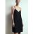 Zara Короткое платье-слип с v-образным вырезом и тонкими лямками, Цвет: Черный, Размер: XS