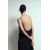 Zara Короткое платье-слип с v-образным вырезом и тонкими лямками, Цвет: Черный, Размер: XS, изображение 3
