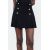 Zara Шорты-юбка с золотыми пуговицами , Цвет: Черный, Размер: S, изображение 3