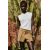 Zara Шорты-юбка с большими карманами и поясом , Цвет: Коричневый, Размер: XS, изображение 2