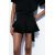 Zara Юбка-шорты с завязкой на поясе , Цвет: Черный, Размер: XS, изображение 3