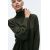 Zara Мягкое вязаное миди-платье , Цвет: Зеленый, Размер: L